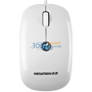 新贵（NEWMEN）乖乖豹尚品 MS-201OU 有线鼠标（白色）