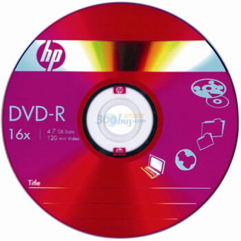 惠普（HP）DVD-R 16速 4.7GB 单片盒装 刻录盘