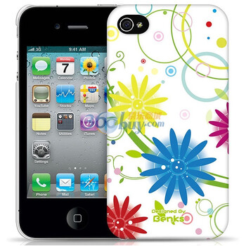 邦克仕（Benks）Magic Cheese移动数码产品专用保护壳（适用于APPLE iPhone 4 向阳花）