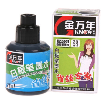 金万年20毫升斜瓶白板墨水24支装K-0300-001黑色