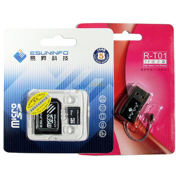 易昇(Esuninfo) 16GB TF(microSDHC)存储卡 (class4) 三件套