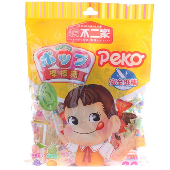 不二家20支装棒棒糖果味125g*2