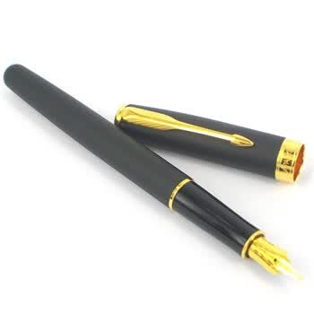 派克(parker)08款卓尔系列磨砂金夹墨水笔