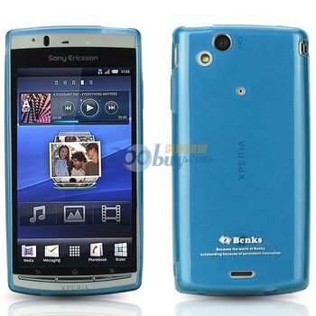 邦克仕（Benks）Magic Jelly移动数码产品专用保护壳（适用于索爱sony ericsson X12/ARC透蓝色）