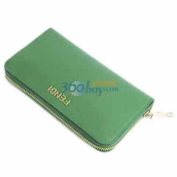 <em>fendi芬迪女士</em>绿色<em>钱包</em>