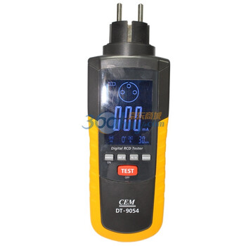 CEM华盛昌DT-9054 数字式漏电开关RCD（ELCB）测试仪