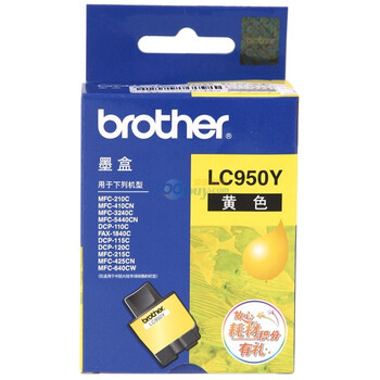 兄弟(brother) LC950Y 黄色墨盒 (适用MFC-210C 410CN 5440CN)