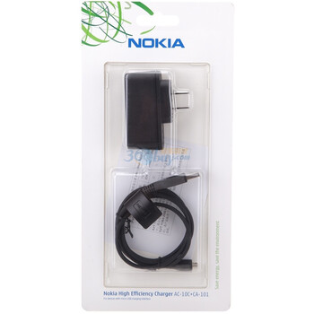诺基亚（NOKIA）AC-10C+CA-101分体线充充电器（适用于所有microUSB接口）N97/N97MINI/N8等机型
