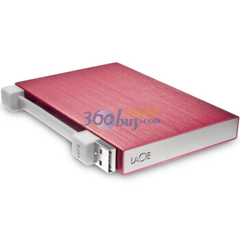 莱斯（LaCie）Rikiki Go 2.5寸移动硬盘 500G 红色（301937）
