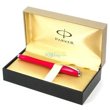 派克(parker)都市系列粉红白夹墨水笔