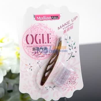 玛莉安眉目传情优质斜角眉毛钳,赠夹套