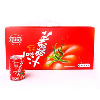 中粮屯河番茄汁礼盒245ml*10罐
