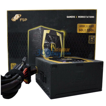 全汉（FSP）AU-650M 电源（额定650W/80PLUS金牌/模组化/智能FDB风扇）