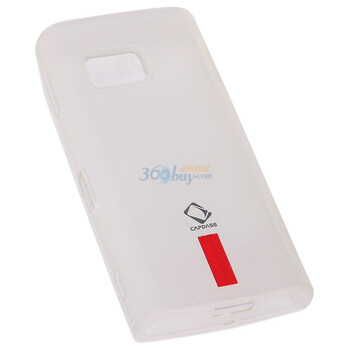 卡登仕（Capdase）诺基亚 X6 玲珑硅胶套 保护套+保护膜-白色