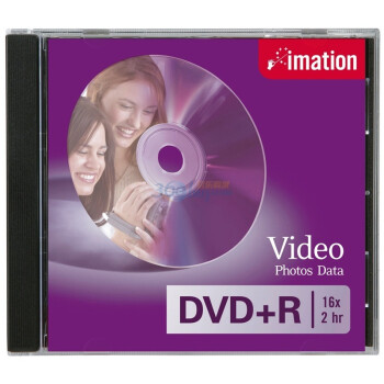 怡敏信（IMATION）DVD+R 16速 4.7GB 商务经典系列 单片盒装 刻录盘