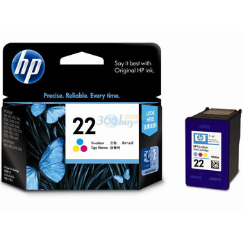 惠普（HP）C9352AA 22号 彩色墨盒（适用HP Officejet J3608 J5508）