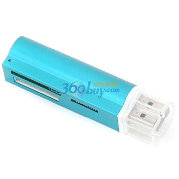 乐歌（loctek) LG-CR04 多合一高速读卡器 蓝色