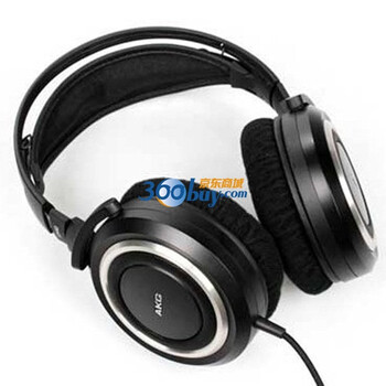 AKG　可拆卸立体声耳机 K540 BLK 蓝黑色