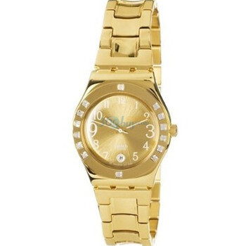 斯沃琪(Swatch)峥嵘岁月石英女表 Fancy Me Gold YLG404G