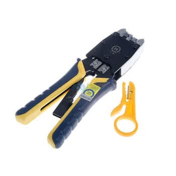 三堡高档双用专业水晶头压剥剪工具 HT-500R