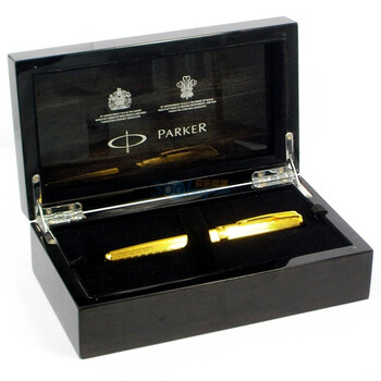 派克（parker）08款卓尔系列亮金金夹墨水笔（18K）