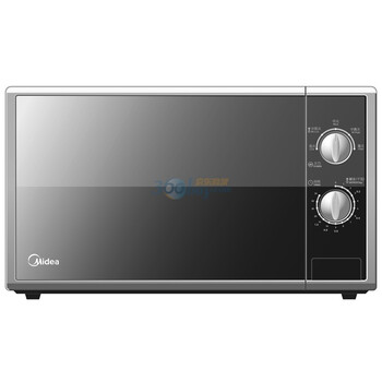 美的（Midea）MM823EE2-PS 银色 23升 转盘 机械版 微波炉 涂层内胆 内含：转盘+转轴