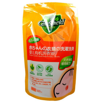 金盾康馨婴儿有机洗衣液(洗衣+柔顺)补500ml（桂花）