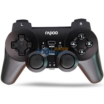 雷柏（Rapoo）V2300双振动无线游戏手柄 黑色