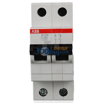 ABB 微型/小型断路器/空开 二开 63A SH202-C63