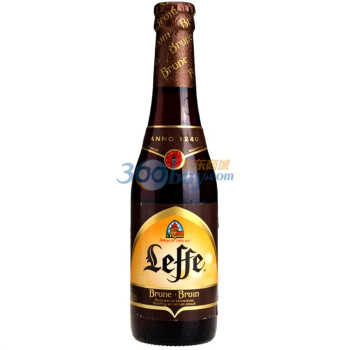 比利时 Leffe 莱福黑啤酒330mL瓶装