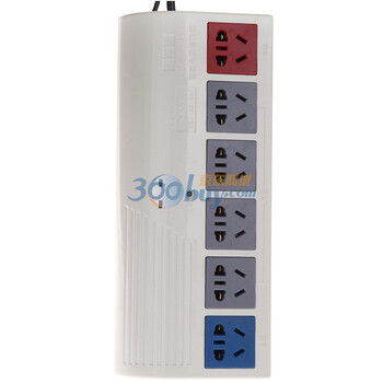 小管家（chamberlain) XGJ-DS-601 6位电视专用插座 白色