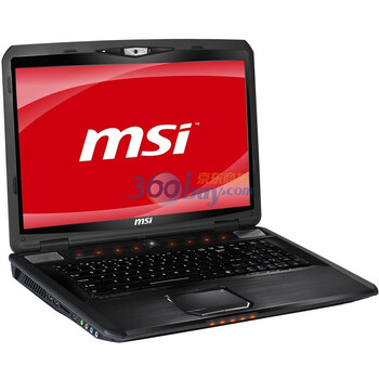 微星（msi）GT780DX-834CN 17.3英寸笔记本电脑（i7-2670QM 8G 750G+128SSD 3G独显 DVD刻 WIN7）黑色