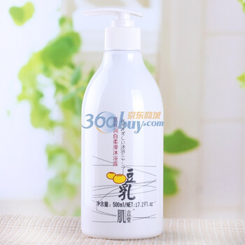 肌言堂豆乳润白柔滑沐浴露500ml