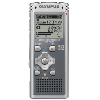 奥林巴斯（Olympus）WS 750M 4G 录音笔 灰色