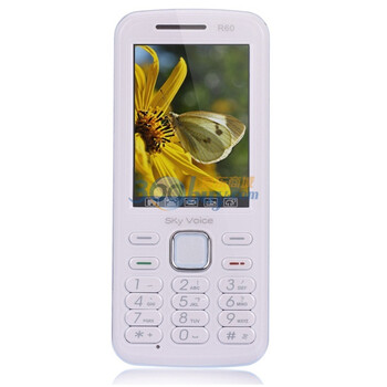胜音 R60 GSM手机（白色）双卡双待