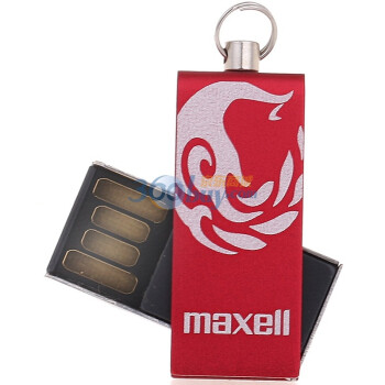 麦克赛尔（Maxell）精致中国风（凤纹）16GB U盘 红色