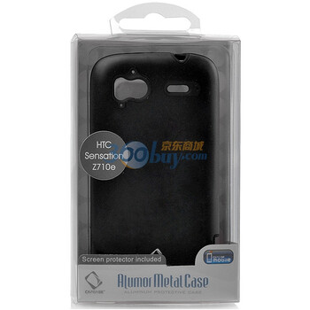 卡登仕（CAPDASE）HTC手机保护壳 金属战士(黑色) 适用于HTC Sensation Z710e G14