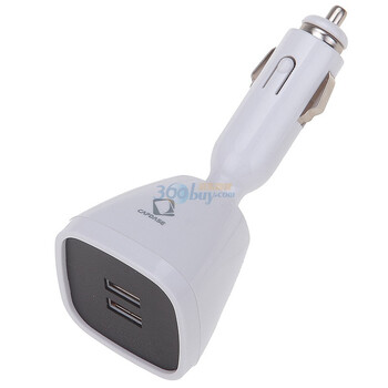 卡登仕（Capdase）双USB万能车充头（360度旋转）适用苹果/诺基亚/摩托/三星/索爱手机充电（热卖中！)