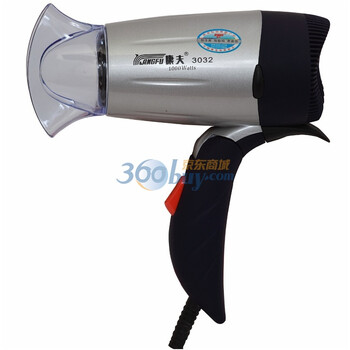 康夫（Kangfu）KF3032 1000W 磨砂紫蓝、折合式电吹风