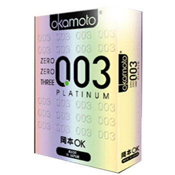 冈本安全套0.03mm白金超薄4只装