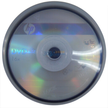 惠普（HP）DVD+R 16速 4.7GB 银面 50片桶装 刻录盘