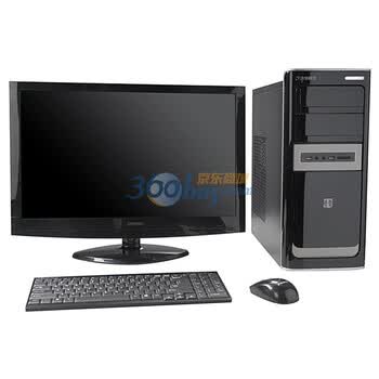清华同方（TongFang）精锐X2-B310台式电脑（双核G530 2G 500G 512M独显 DVD 20寸）新平台赛扬双核
