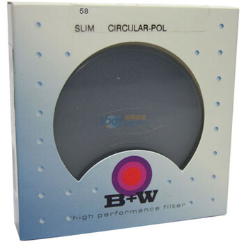 B+W SLIM CPL 58mm 超薄无膜偏振滤镜