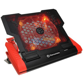 Tt(thermaltake)笔记本散热器 Massive23 GT (CLN0019) /5段不同角度設計/20cm静音风扇/钢丝网/10~17笔记本