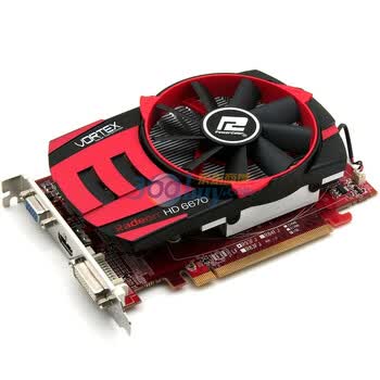 迪兰恒进（Dataland）HD6670 VORTEX 1G 850/4000 1024M/128bit GDDR5 PCI-E 显卡