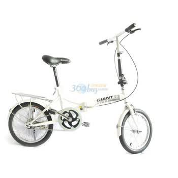 捷安特康威1.0－16寸折叠自行车－白色