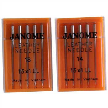 日本真善美JANOME多功能缝纫机用皮革针14号16号