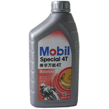 美孚（Mobil） 美孚万能4T摩托车机油 20W40 SF级 （1L装）