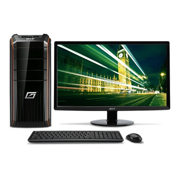 宏碁（Acer）AG3610台式电脑 (i7-2600 4G 2TB nVidia GTX550Ti 1G 3D独立显卡 读卡器 DVD刻 usb3.0 Win7)
