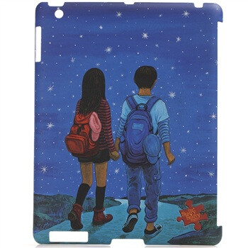 几米（Jimmy） iPad2 手绘漫画超薄彩壳（星空漫步） smart cover伴侣 几米独家签约授权 送卡通卡套